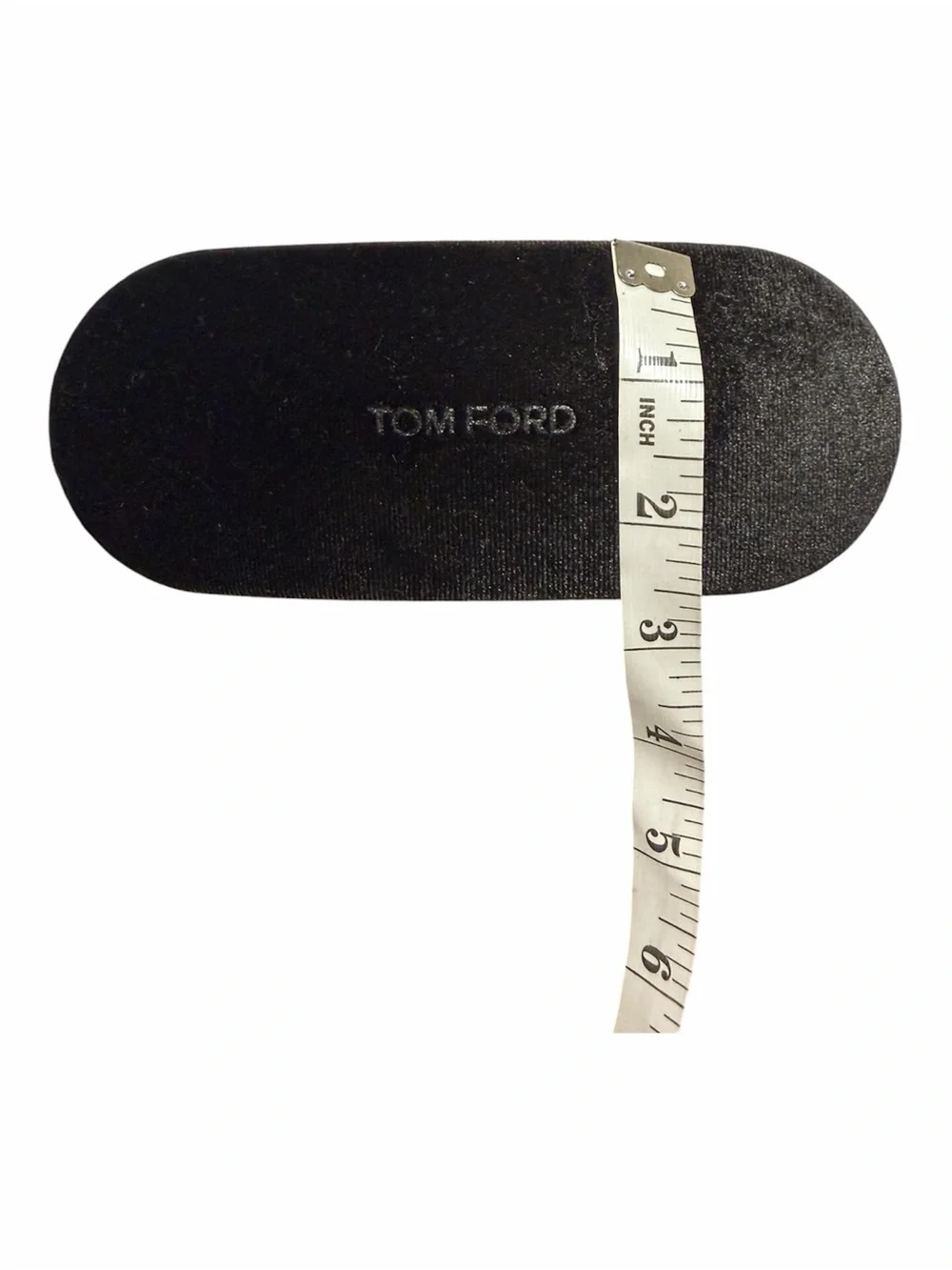 Tom Ford Black Velvet Hard Sunglasses Eyeglasses Case Logo Case Only
